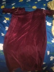 Elegant Maroon Salwar Kameez Suit