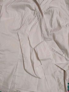 White Wrap Top with Tie