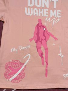 J.Square Women Graphic Print Oversiz Cotton Tshirt