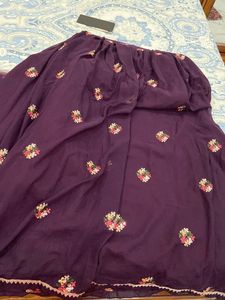 Purple Embroidered Salwar Kameez Suit