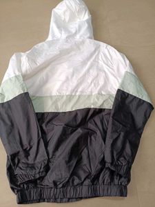 Colorblock Windbreaker Jacket, Size S