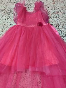 Rani Pink Party High Low Frock