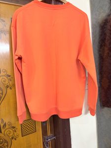 Orange Pullover Sweater