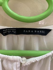 Zara Basic White Blouse