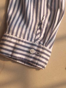 Zara Old Money Striped Shirt For Women