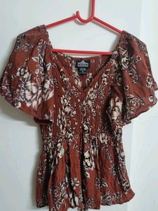 Rust Orange Top