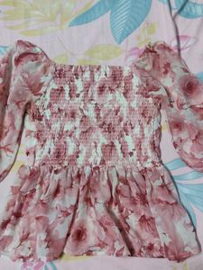 Floral Chiffon Top