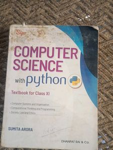 Computer Science Class 11 Book