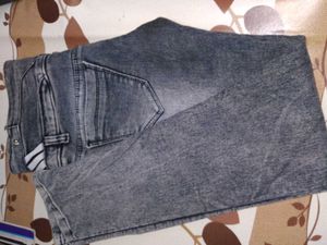 Stylish Grey Denim Jeans