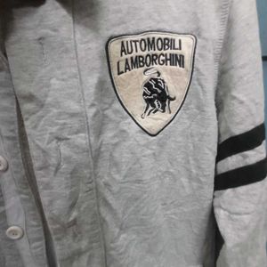 🩶grey Varsity jack