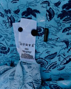 Blue Patterned Shirt