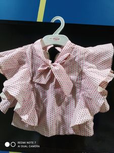 Pink Dots Design Top