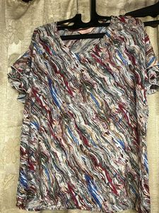 Abstract Print Pajama Set