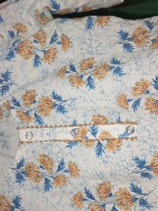 Floral Print Kurta