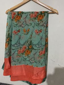 Floral Print Saree