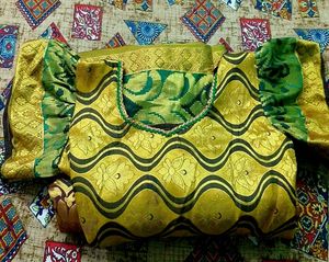 Beautifully Stitched Frock From Pattu Saree