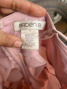 Arden B Pink Sequin Mini Dress