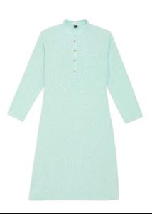 Embroydery sequence work kurta