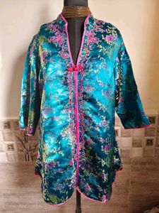 Floral Embroidered Jacket Size 42/44 XXL