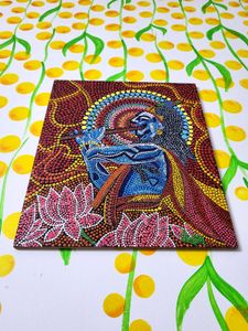 Krishna Dot Painting Mandala