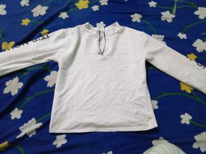 White Long Sleeve Top