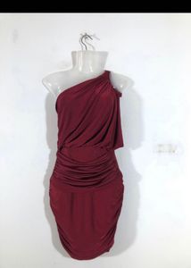 DATE PERFECT WINE RED Bodyfit Dress