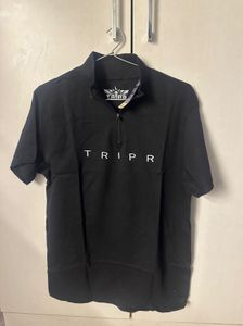 TRIPR Black T-Shirt - Size L