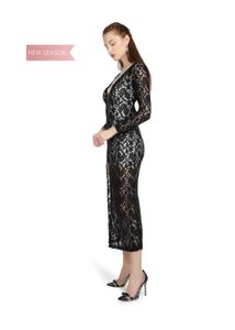Lace Open back Dress