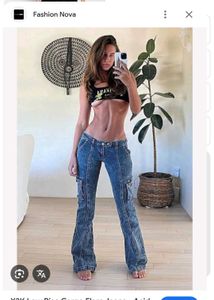 Y2K Low Rise Boot Cut Denim