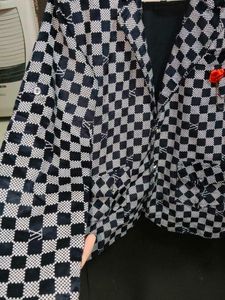 Checkered Blazer