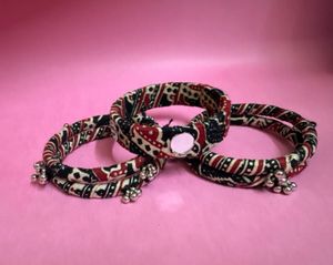 Fabric Bangles with Bells