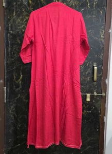 Red Aline Kurta