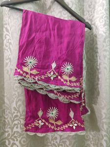 Sparkling Purple Gotapatti Suit Set