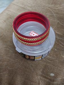 Red &amp; Gold Bangles
