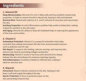 whitening cream pack of 2 almond