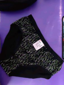 Printed Black Briefs