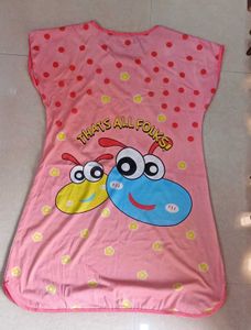Pink Cartoon Nighty