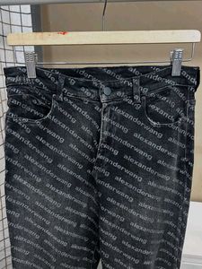 alexanderwangny logo patterned Denims