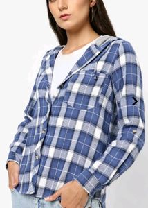 H&amp;m Hooded Shirt