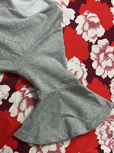 Grey Corset Detail Top