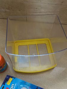 Fish Tank With Chlorine And Food