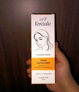 Foxtale Glow Sunscreen SPF 50 PA++++ 80ml