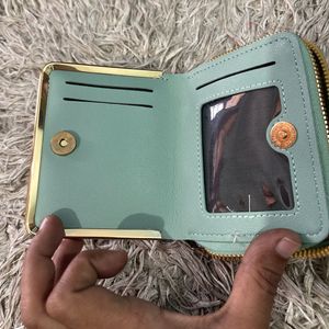 Chic Mint Green Wallet