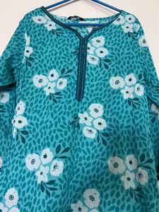 Floral Print Kurta