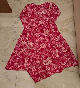 Mirror Work Floral Kurta Set
