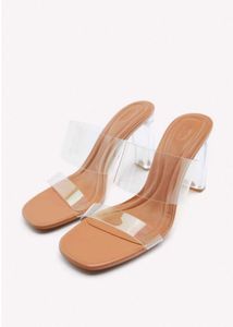 Zara Clear Transparent Heels 3 Inches