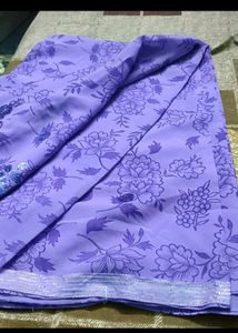 New Saree With Blouse Piece Attached