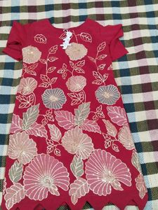 Chiffon Kurta 💗 Hand Embroidery 🪡