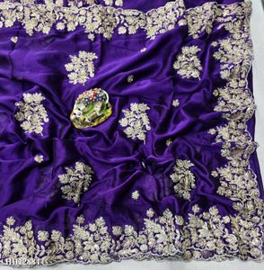 Silk Embroidery Saree With Stitch Blouse