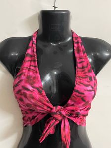 Pink Tie Up Top